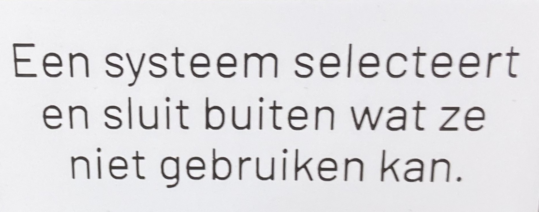 Systeem